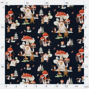 ÚPLET HOUBOVÝ LES TM. MODRÝ