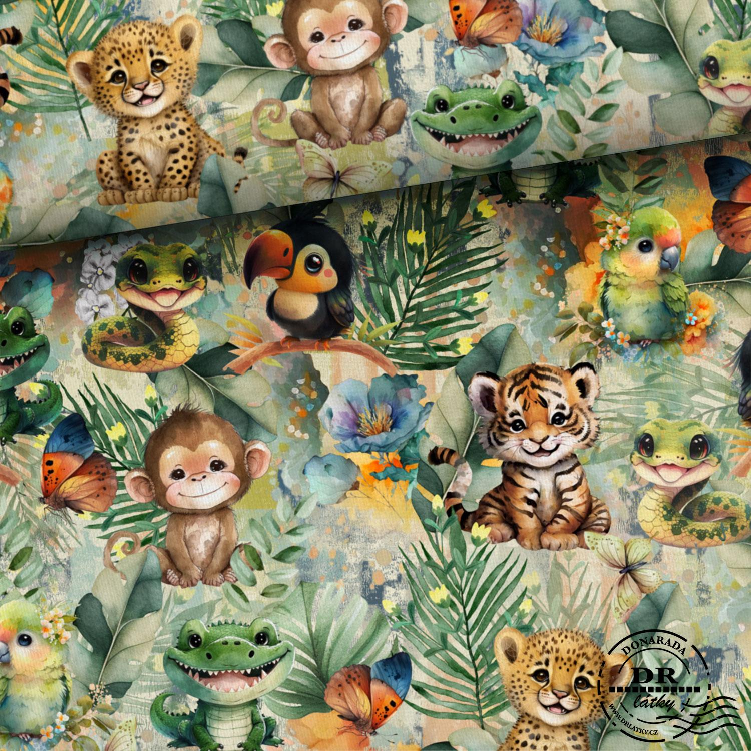 TEPLÁKOVINA TROPICKÁ ZVÍŘÁTKA