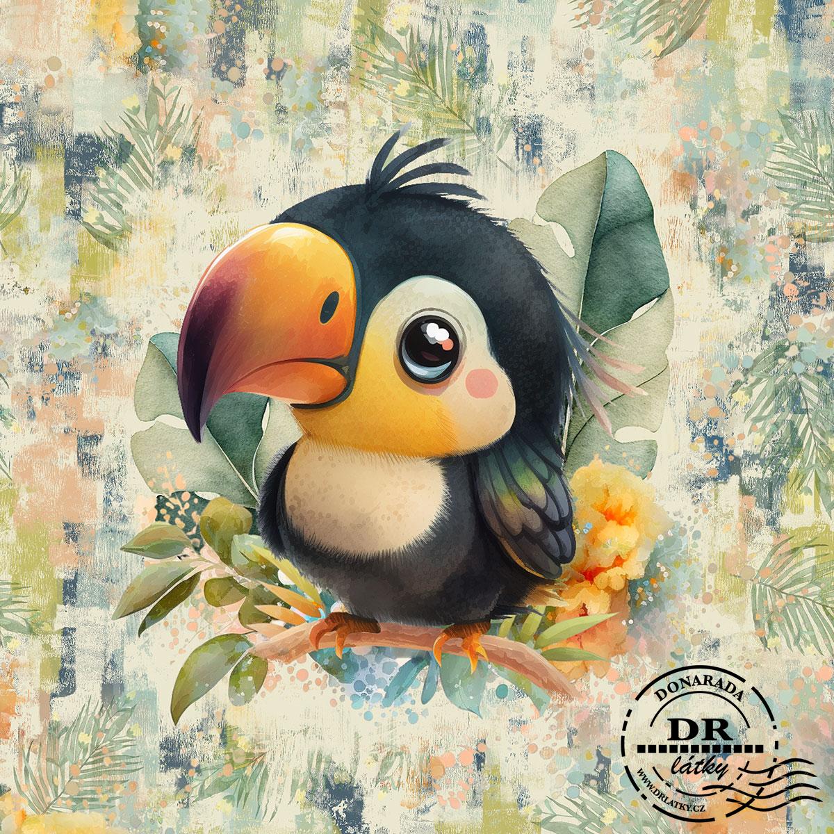 PANEL TROPICKÁ ZVÍŘÁTKA TUKAN