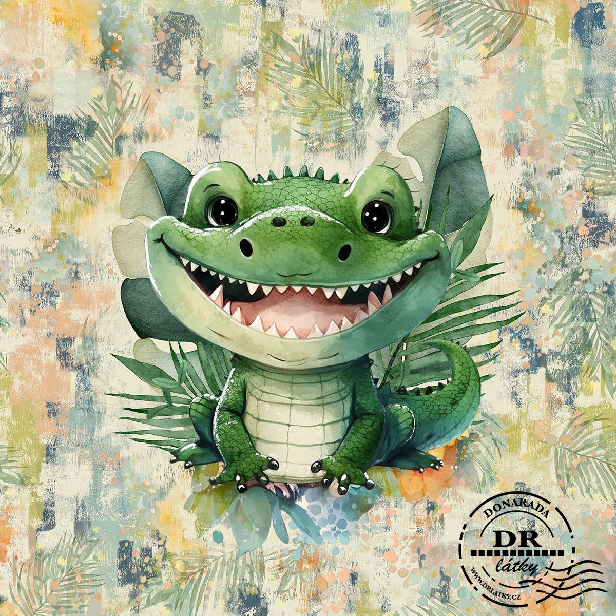 PANEL TROPICKÁ ZVÍŘÁTKA KROKODÝL