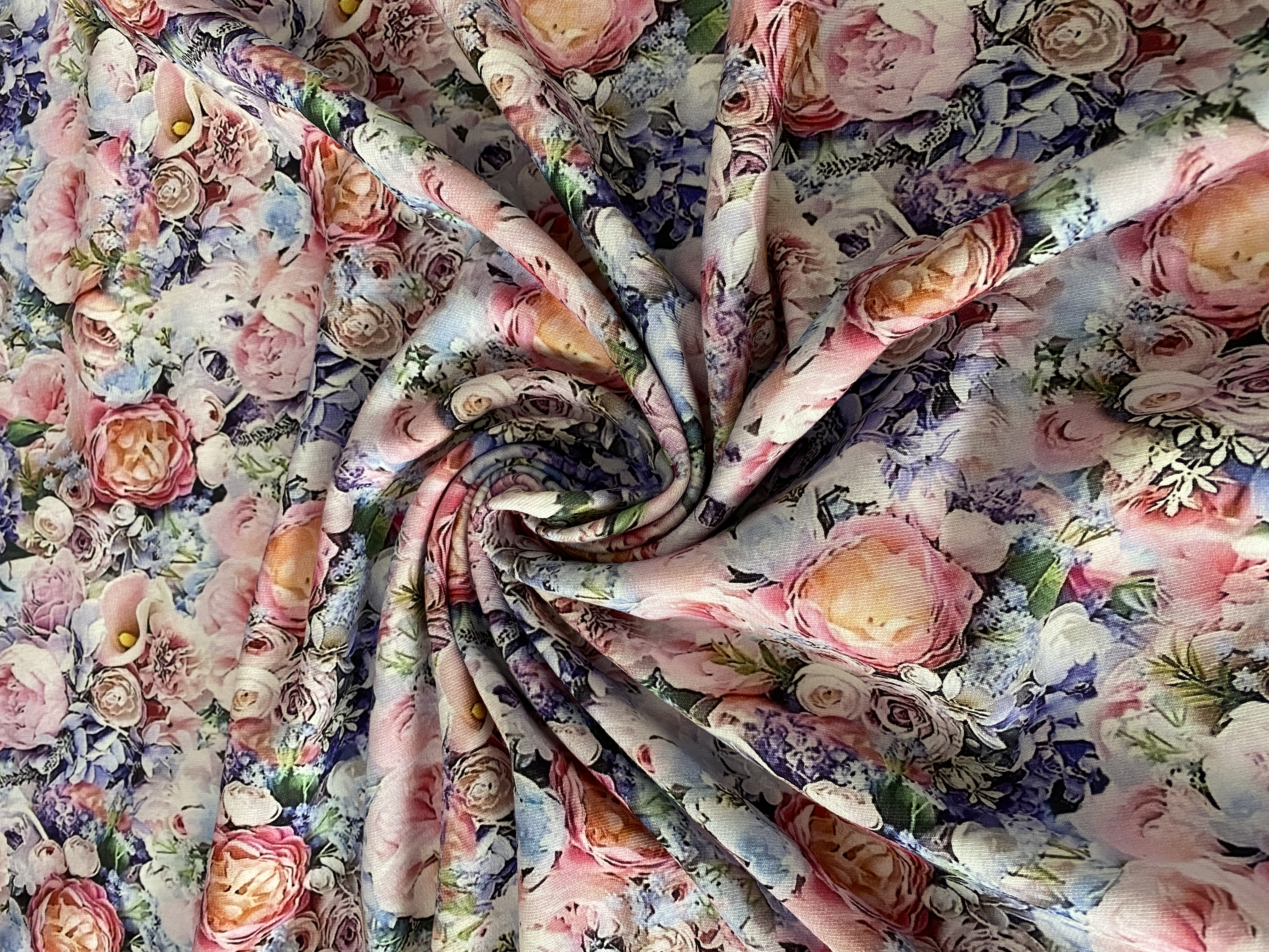 TEPLÁKOVINA RUŽOVÉ KYTICE