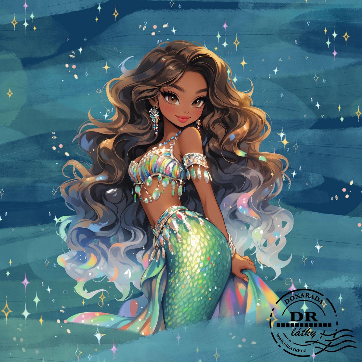 PANEL MOŘSKÁ PANNA TMAVOVLÁSKA