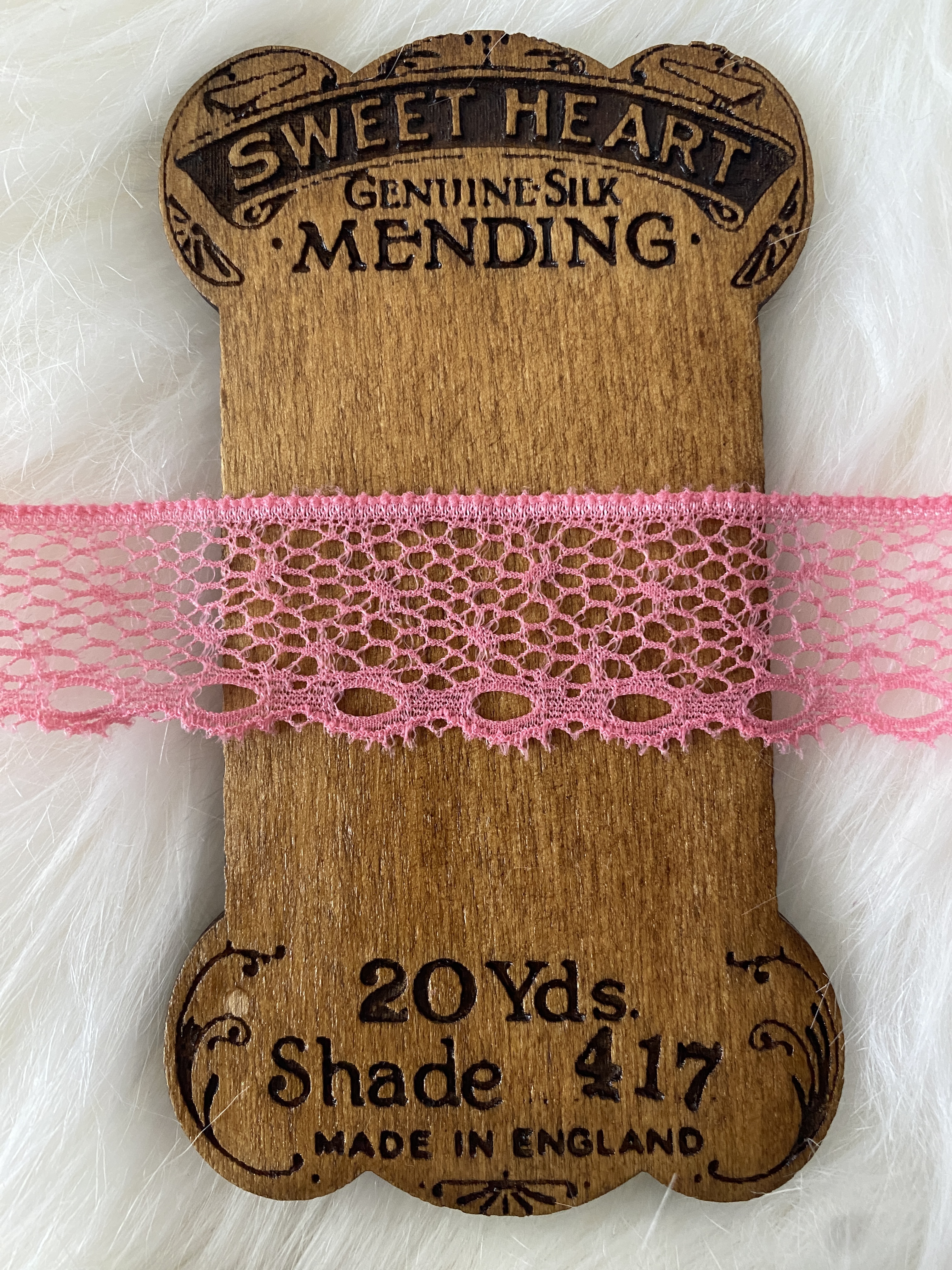 ELASTICKÁ KRAJKA 20 mm RUŽOVÁ