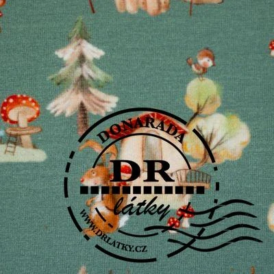 ÚPLET HOUBOVÝ LES SMARAGDOVÝ